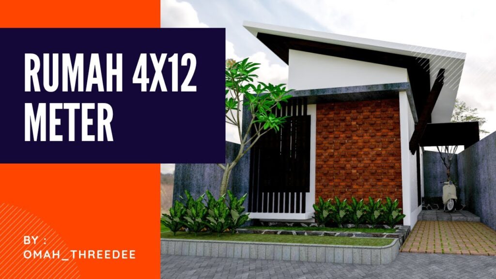 Desain Rumah Minimalis Ukuran 4x12