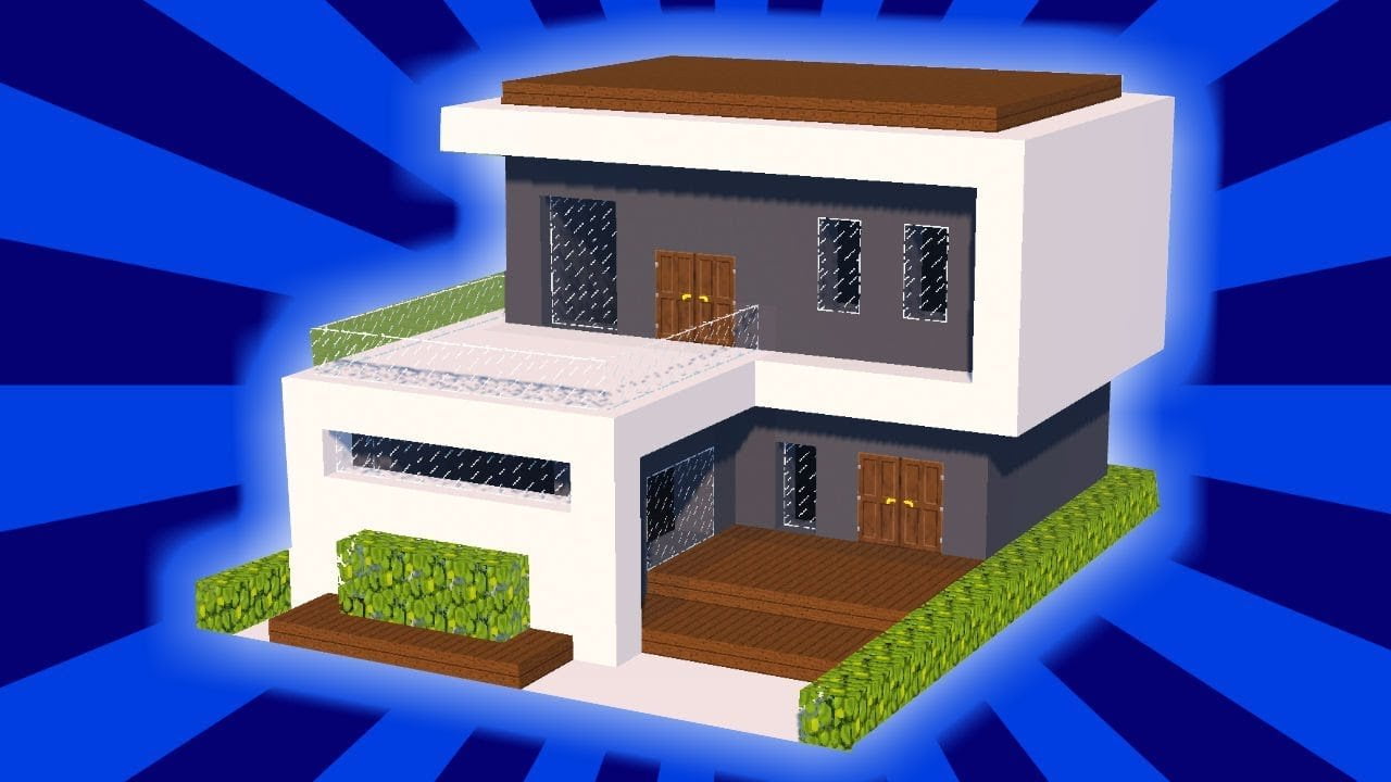 31 Kumpulan Desain Rumah Minimalis Minecraft Paling Diminati