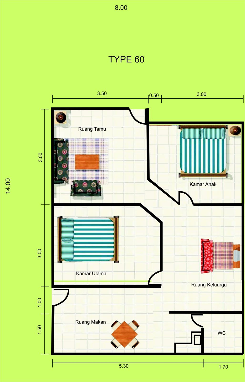 34 Ide Desain Rumah Minimalis 5x6 Meter Sedang Digemari