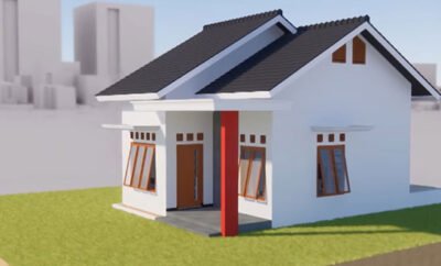 36 Gambar Desain Rumah Minimalis 6x8 2 Kamar Tidur Tren Terbaru