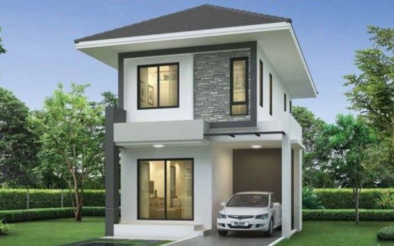 38 Contoh Desain Rumah Minimalis 2 Lantai 6x12 Sedang Digemari