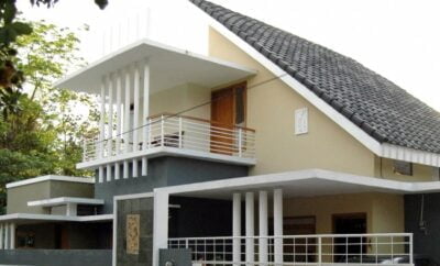 38 Kumpulan Desain Rumah Minimalis 2 Lantai Atap Miring Lagi Viral