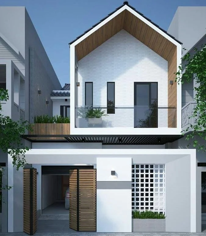 39 Foto Tampak Depan Desain Rumah Minimalis Murah untuk Dibangun