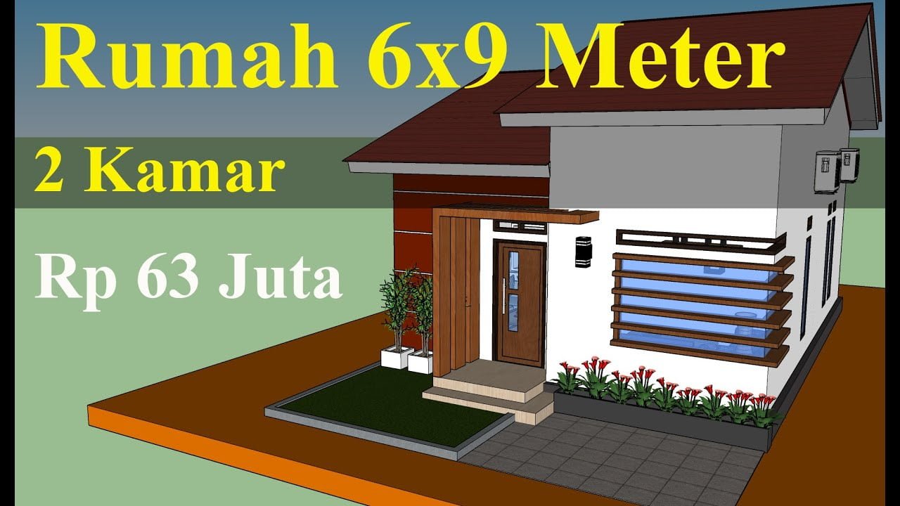 40 Gambar Desain Rumah Minimalis 9x6 Paling Diminati