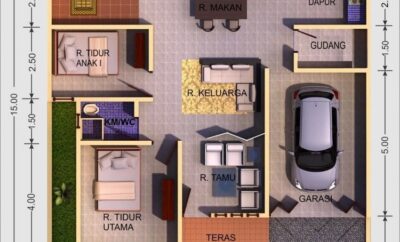 41 Contoh Desain Rumah Minimalis 10x15 Sedang Digemari