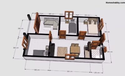 43 Contoh Desain Rumah Minimalis 6x10 3 Kamar Murah untuk Dibangun