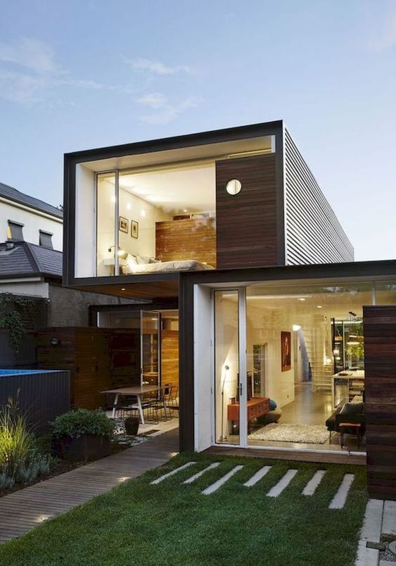43 Inspirasi Arsitektur Desain Rumah Minimalis Lagi Viral