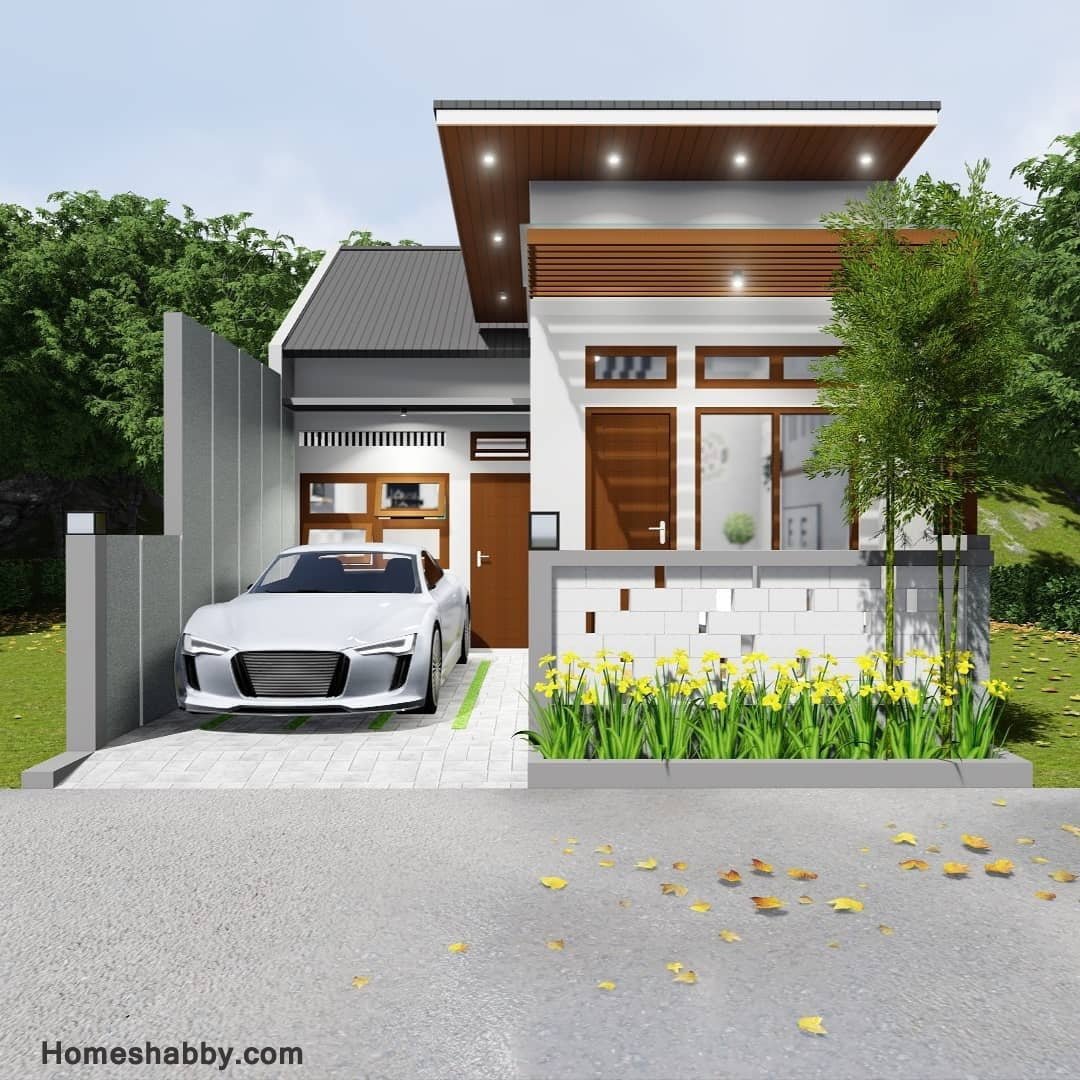 44 Gambar Desain Rumah Minimalis Modern Ukuran 7x12 Lagi Viral