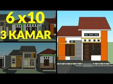 45 Gambar Desain Rumah Minimalis 6x10 Tampak Depan Paling Diminati