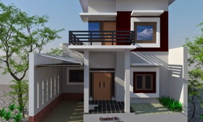 46 Contoh Desain Rumah Minimalis 2 Lantai 8x12 Dan Biayanya Paling Populer