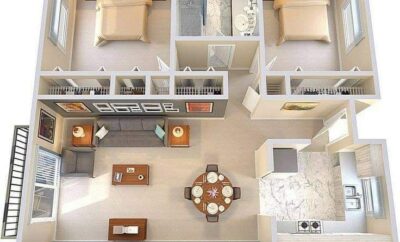 47 Gambar Desain Rumah Minimalis 3 Kamar Memanjang Tren Terbaru