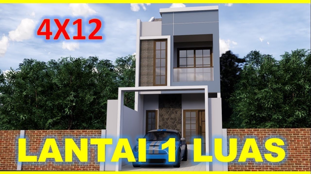 47 Ide Desain Rumah Minimalis 2 Lantai 4x12 Lagi Viral