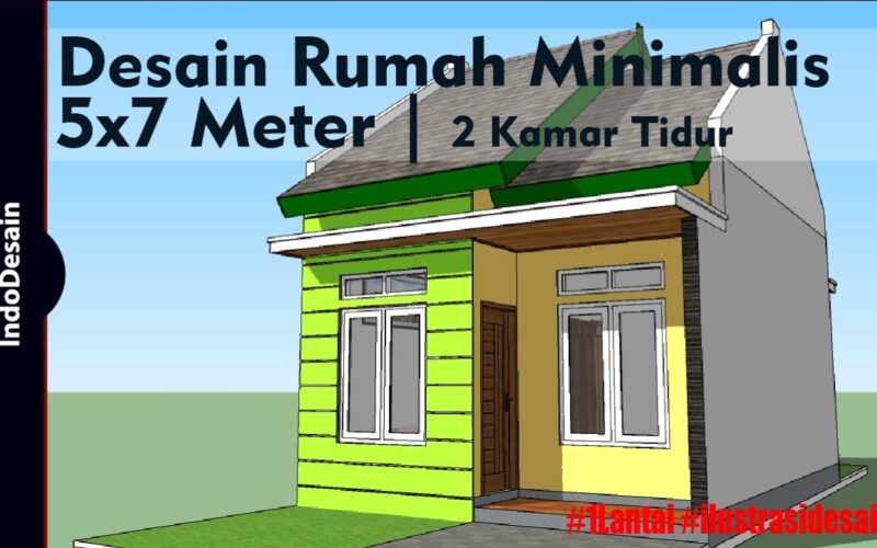 49 Gambar Desain Rumah Minimalis 5x7 Paling Diminati