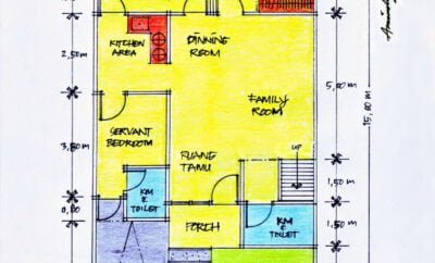 49 Gambar Desain Rumah Minimalis Ukuran 5x15 1 Lantai Sedang Digemari