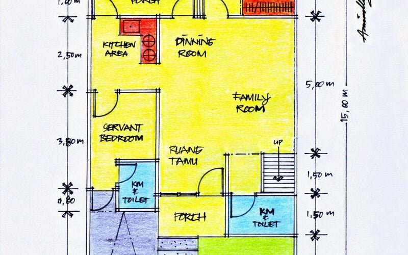 49 Gambar Desain Rumah Minimalis Ukuran 5x15 1 Lantai Sedang Digemari