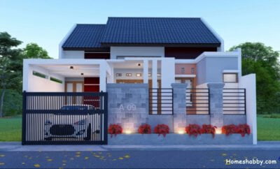 50 Ide Desain Rumah Minimalis 9x12 Tampak Depan Paling Populer