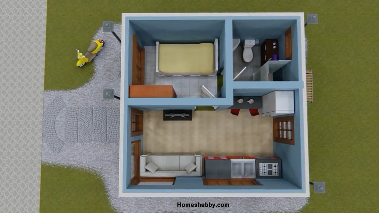 52 Kumpulan Desain Rumah Minimalis 5x5 Murah untuk Dibangun