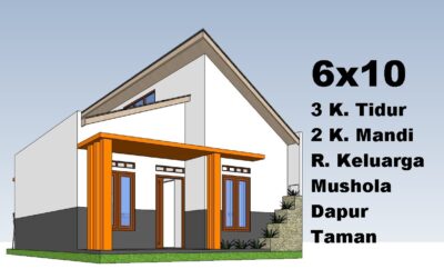 53 Gambar Desain Rumah Minimalis 6x10 Murah untuk Dibangun