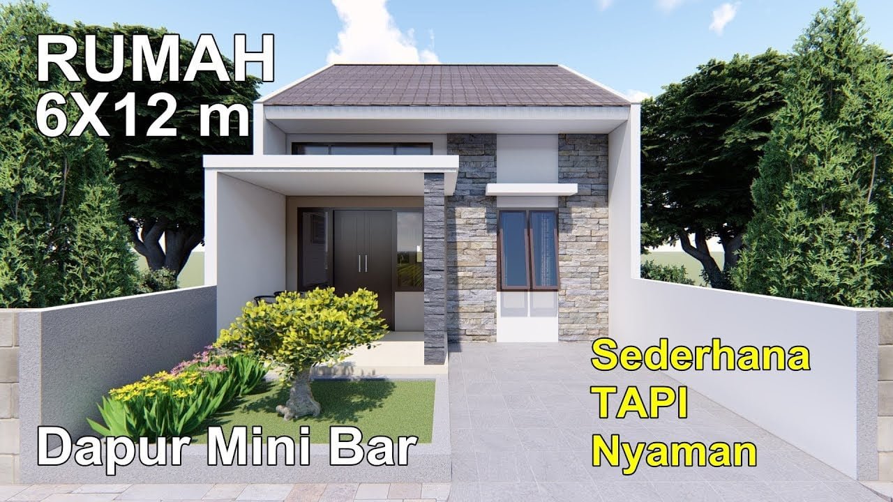 57 Inspirasi Desain Rumah Minimalis Type 36 72 Murah untuk Dibangun