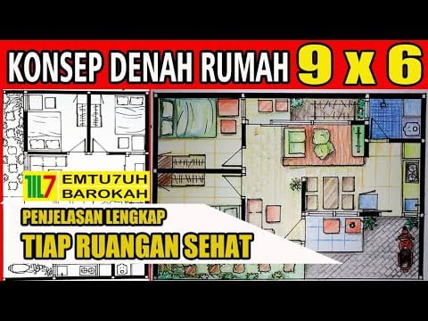 60 Gambar Desain Rumah Minimalis 9x6 Paling Populer