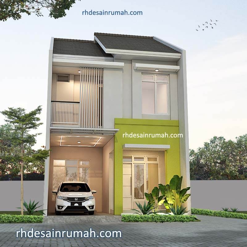 61 Inspirasi Desain Rumah Minimalis 2 Lantai 6x12 Modern Lagi Viral