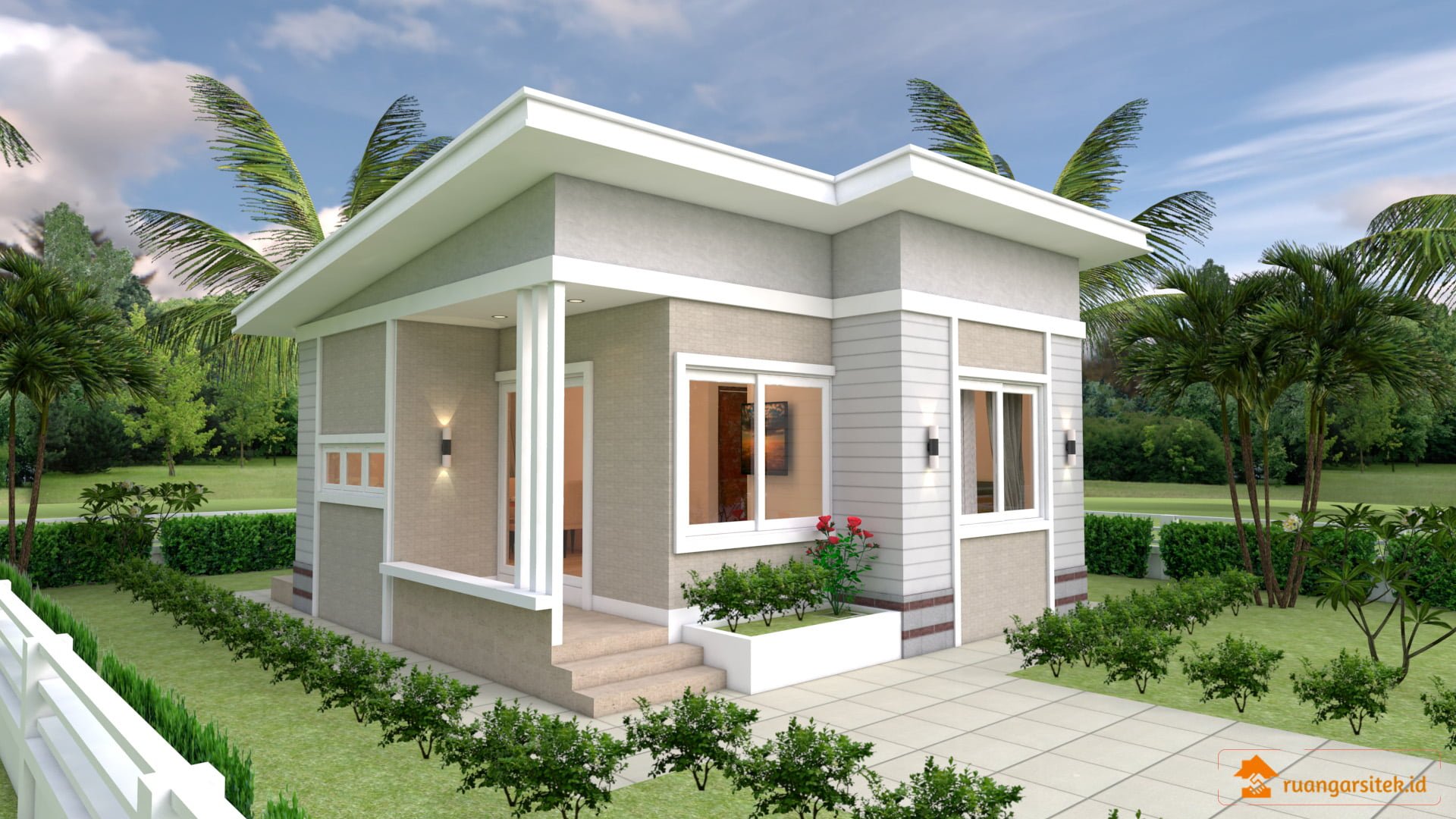 61 Inspirasi Desain Rumah Minimalis 6x9 Tampak Depan Paling Diminati