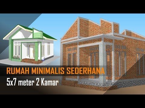 61 Inspirasi Desain Rumah Minimalis Sederhana 5x7 Meter 2 Kamar Sedang Digemari