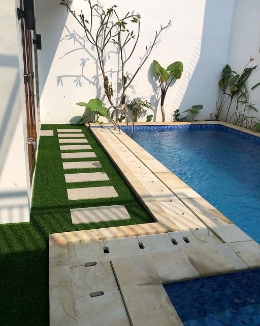 63 Ide Desain Rumah Minimalis 1 Lantai Dengan Kolam Renang Lagi Viral