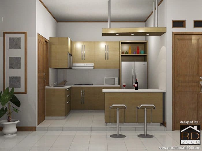 68 Kumpulan Desain Rumah Minimalis Dapur Di Depan Sedang Digemari