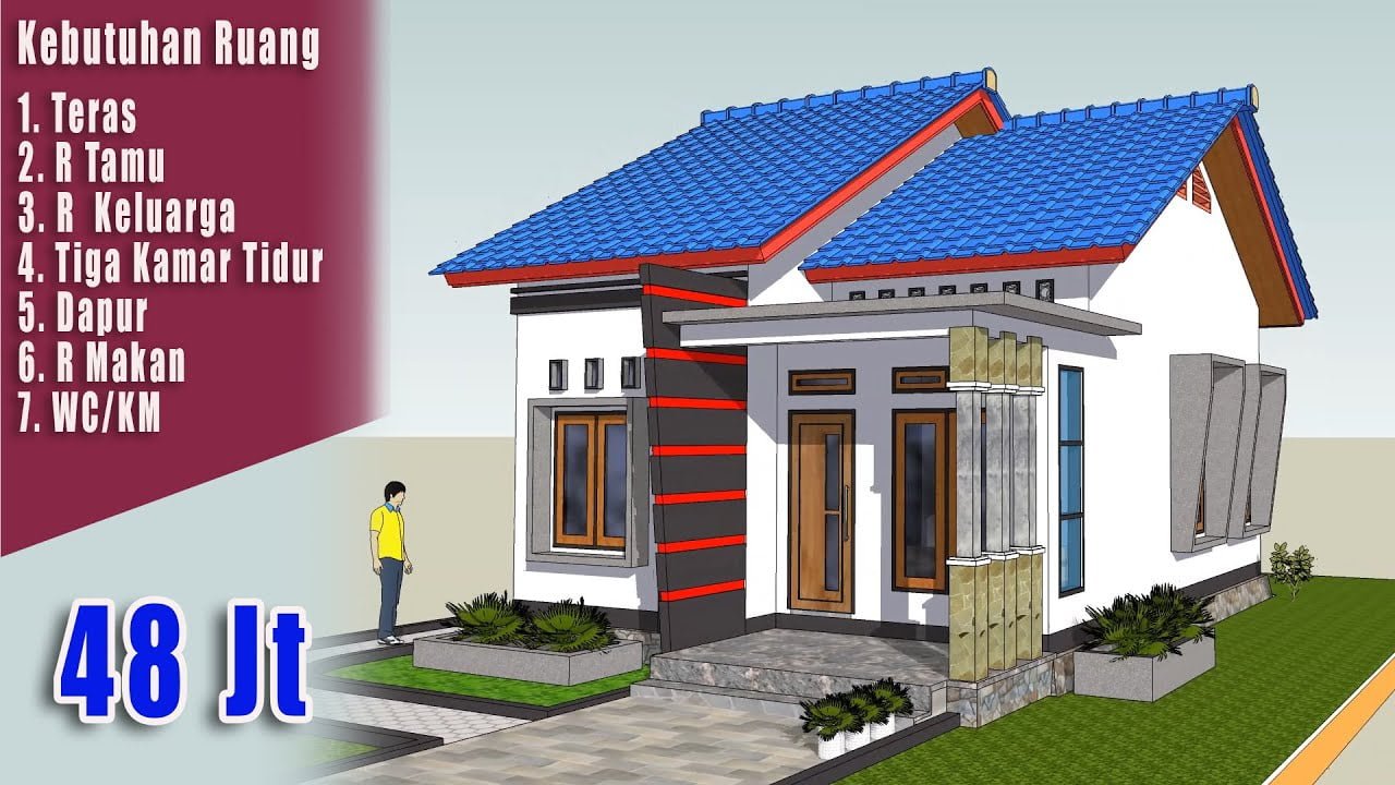 69 Contoh Desain Rumah Minimalis 2023 3 Kamar Sedang Digemari