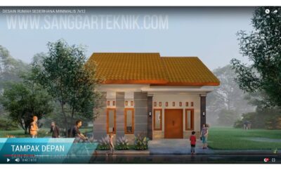 69 Ide Desain Rumah Minimalis 7x12 Tampak Depan Tren Terbaru