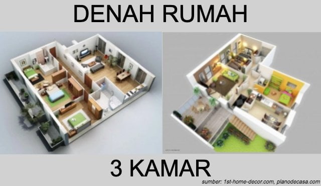 69 Kumpulan Desain Rumah Minimalis 8x9 3 Kamar Tidur Murah untuk Dibangun