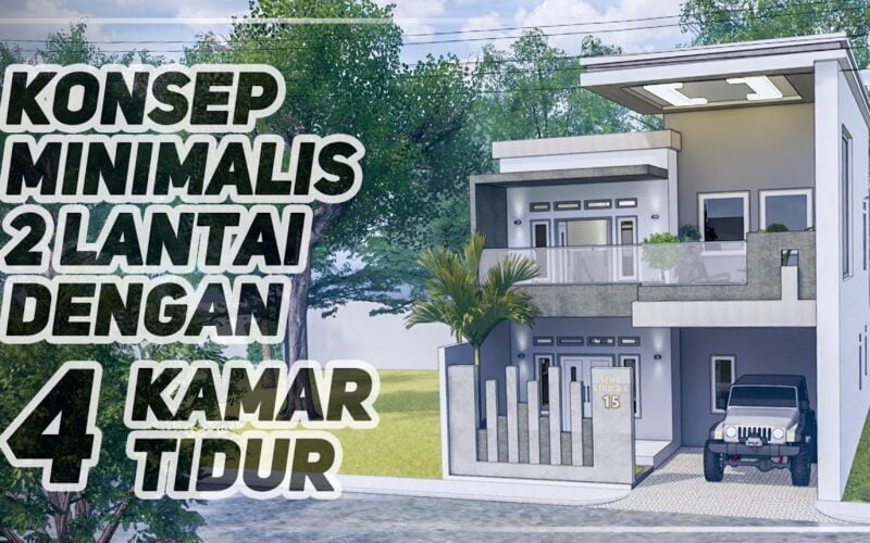 72 Inspirasi Desain Rumah Minimalis 2 Lantai 8x15 Sedang Digemari