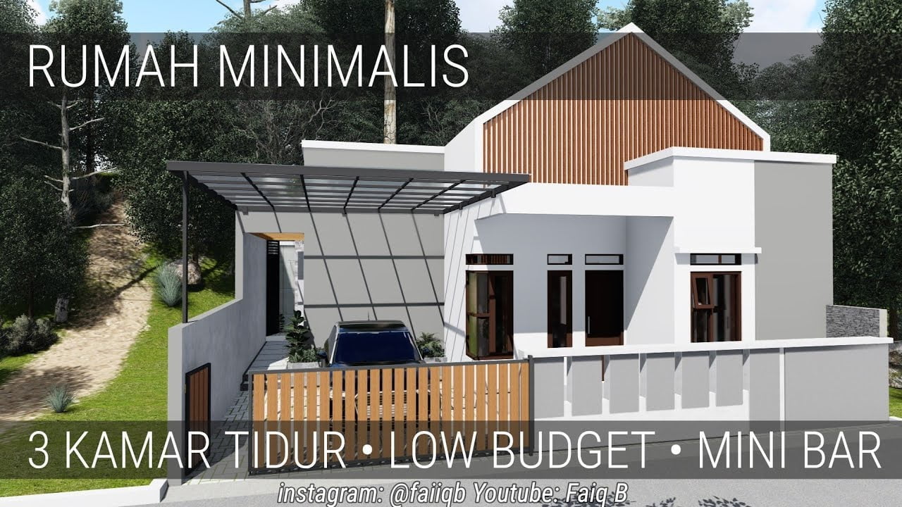 73 Ide Desain Rumah Minimalis Low Budget Paling Diminati
