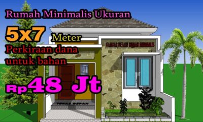 75 Ide Desain Rumah Minimalis Sederhana 5x7 Meter 2 Kamar Lagi Viral