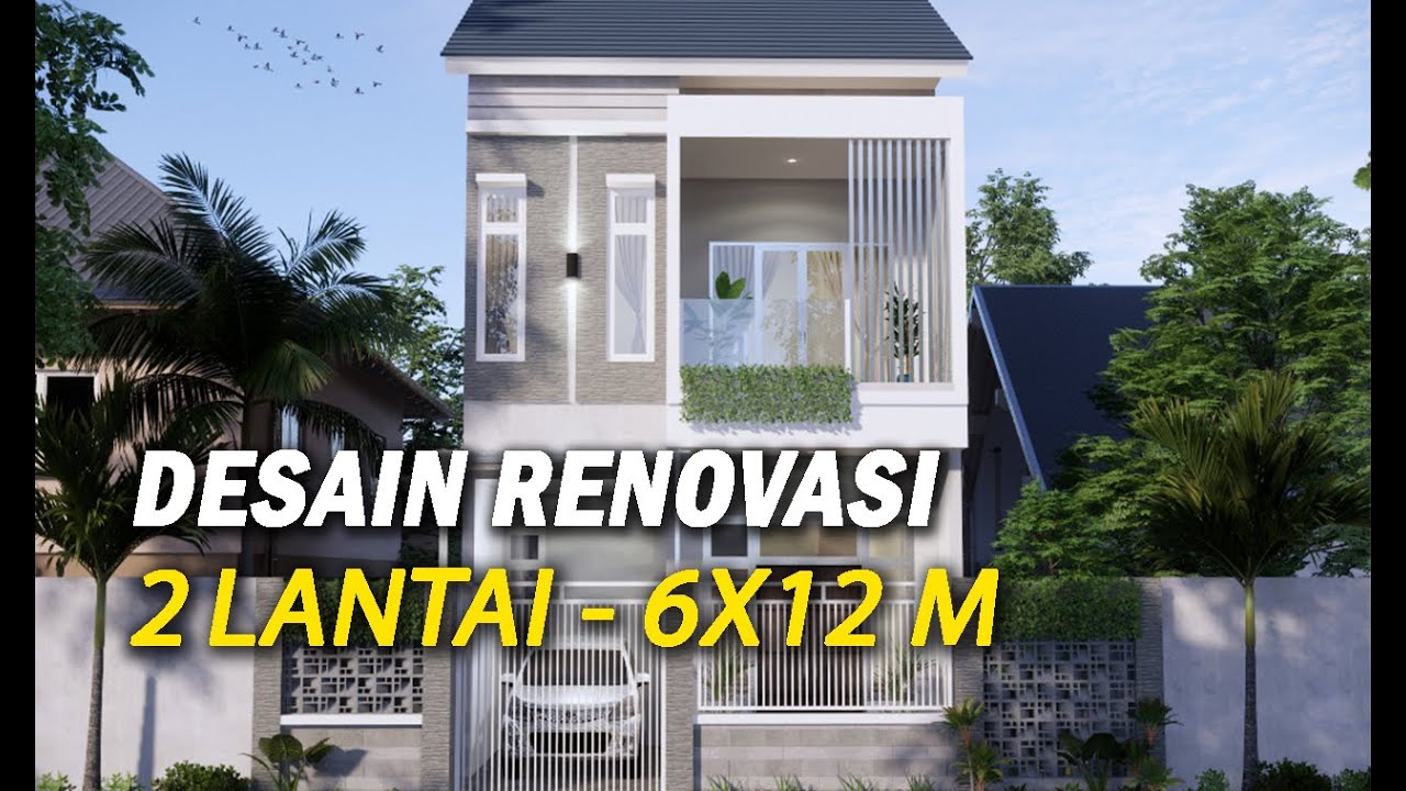 76 Gambar Desain Rumah Minimalis 2 Lantai 6x12 Murah untuk Dibangun