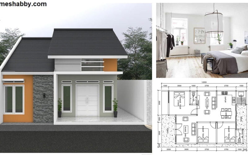 79 Ide Desain Rumah Minimalis Beserta Ukurannya Murah untuk Dibangun