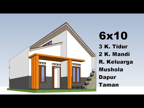 79 Inspirasi Desain Rumah Minimalis Sederhana 6x10 Meter 3 Kamar 1 Lantai Murah untuk Dibangun