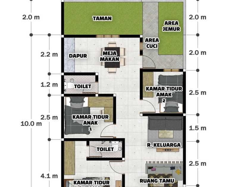 80 Gambar Desain Rumah Minimalis 3 Kamar Ukuran 7x9 Lagi Viral