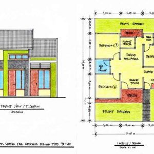 84 Inspirasi Desain Rumah Minimalis 3 Kamar Ukuran 7x9 Paling Populer