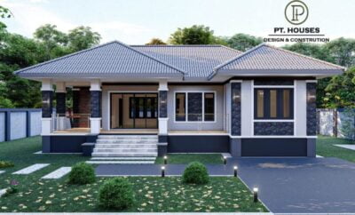 84 Kumpulan Desain Rumah Minimalis Memanjang Ke Samping 3 Kamar Tidur Paling Populer