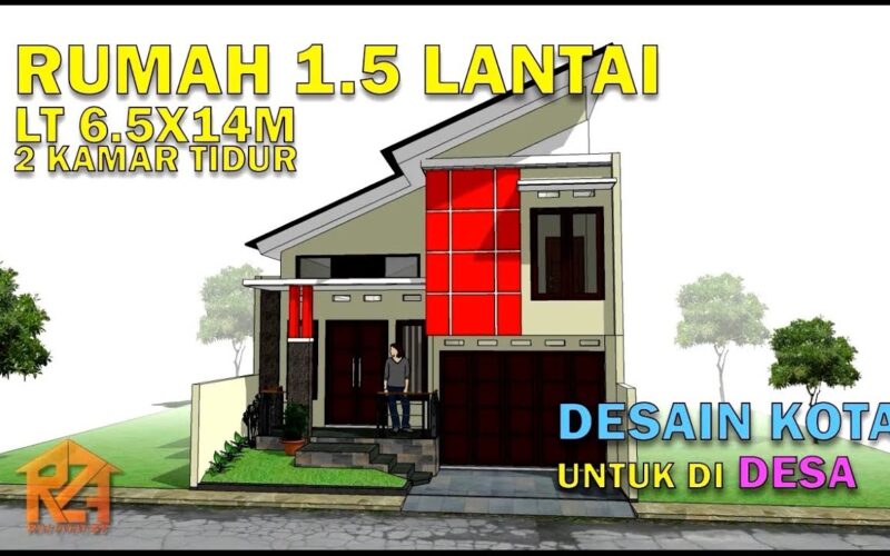 87 Contoh Desain Rumah Minimalis 1 5 Lantai Paling Diminati