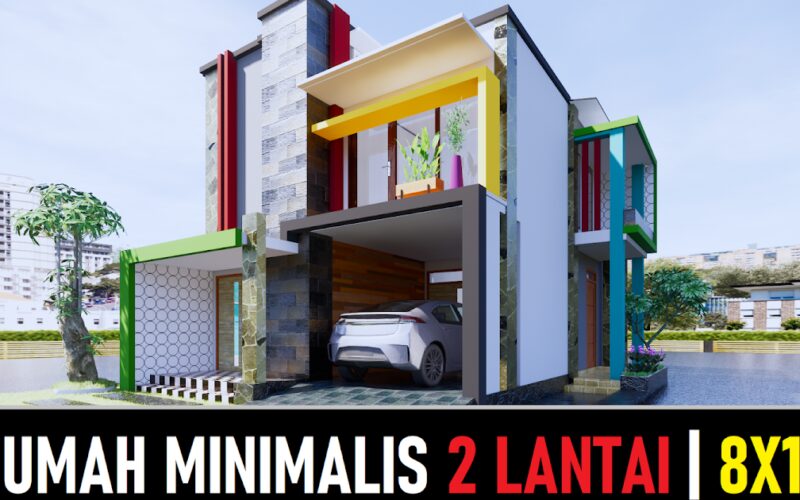 93 Foto Desain Rumah Minimalis 2 Lantai Ukuran 8x12 Paling Diminati