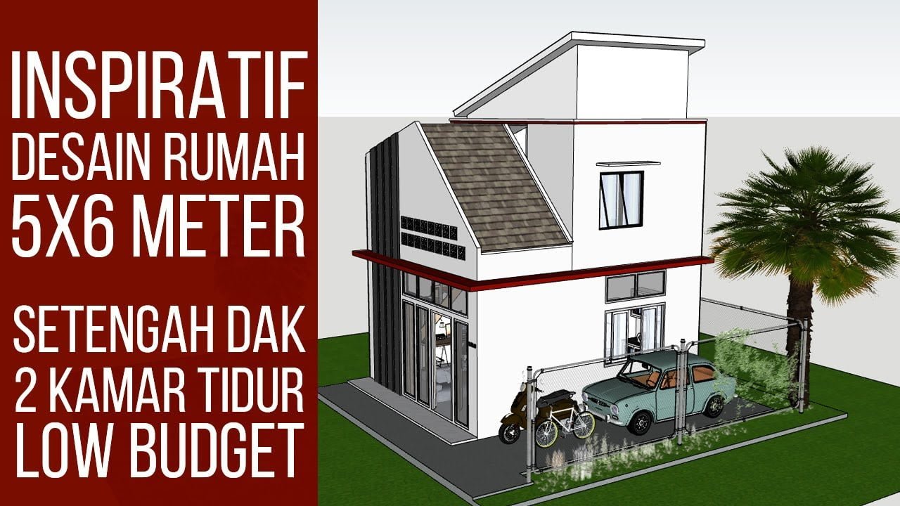 93 Kumpulan Desain Rumah Minimalis 2 Lantai Setengah Paling Diminati