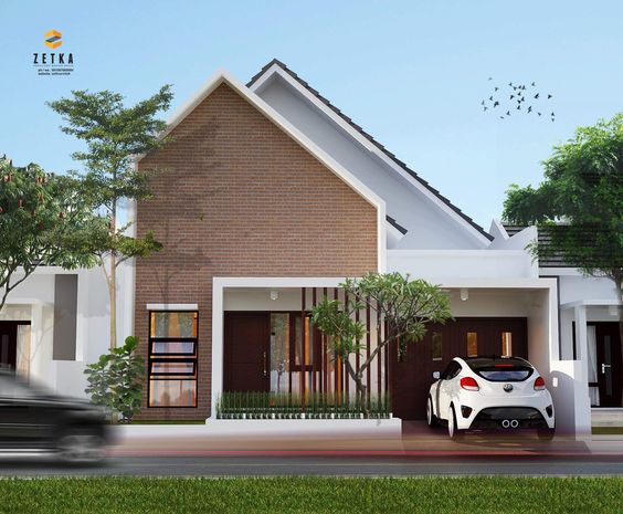 96 Gambar Desain Rumah Minimalis Atap Pelana Sedang Digemari