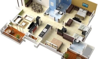 99 Ide Desain Rumah Minimalis 1 Lantai 4 Kamar Tidur Paling Diminati