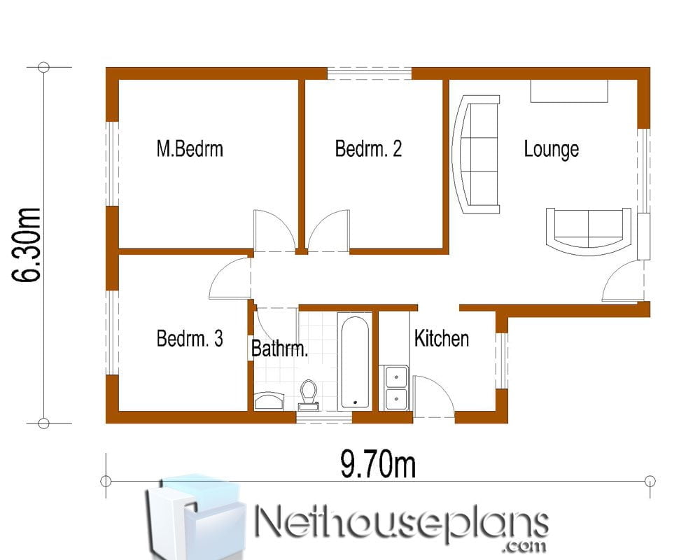 99 Ide Desain Rumah Minimalis 9x6 Murah untuk Dibangun