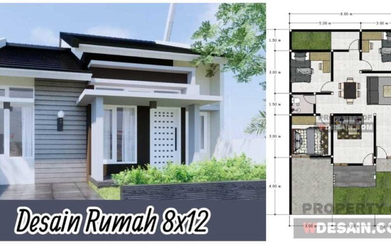 99 Kumpulan Desain Rumah Minimalis Ukuran 8x12 Modern Paling Diminati